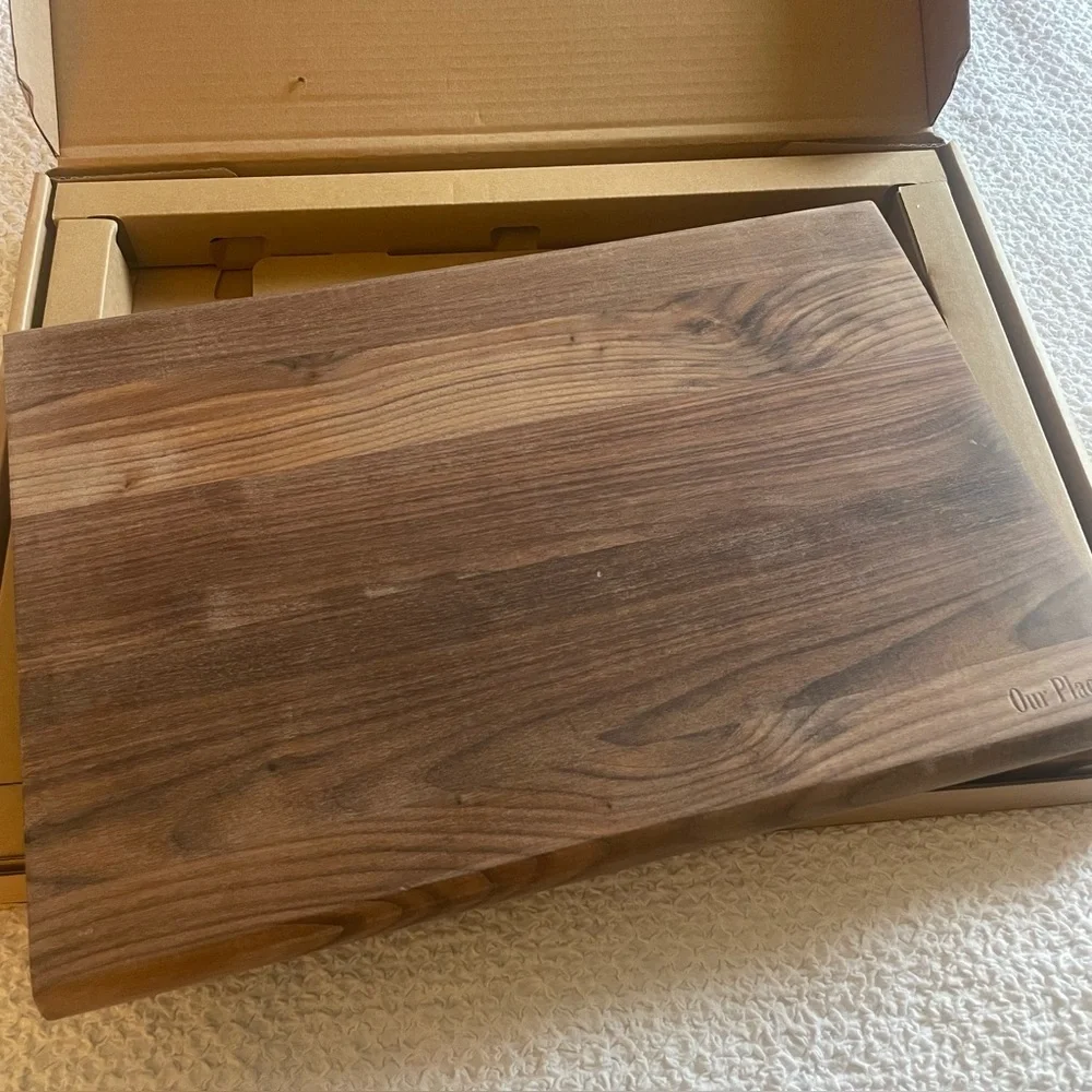 Our Place Walnut Cutting Board. Absolutely Beautiful. Brand New in Box!